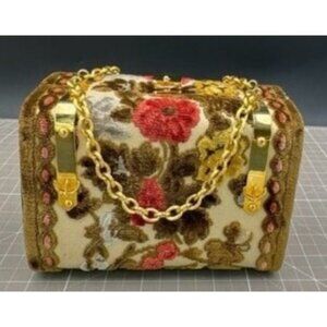 Brocade Box Style Handbag Designed by Tano of Madrid 1970's